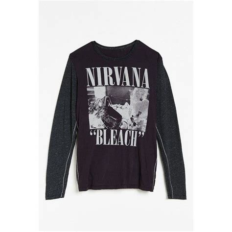 Trunk Ltd Nirvana Contrast Long Sleeve Tee 54 Liked On Polyvore
