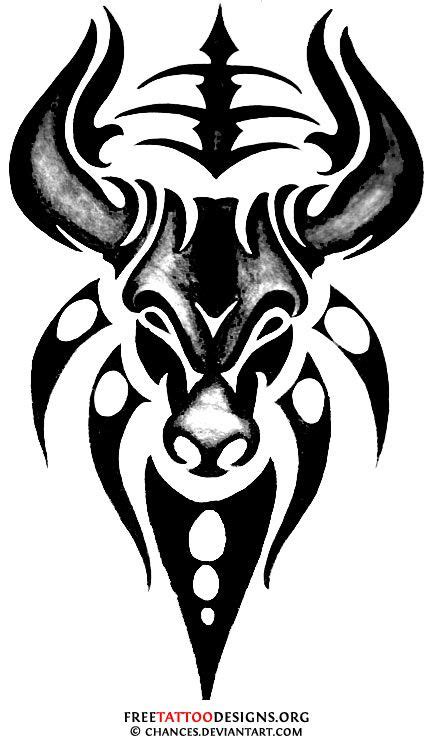 2nd version for the tribal i made for ~rocco07 (dunno how to mention people that links back to them, still a nub nub ) personally, i think. Bull Tattoo Art | 50 Taurus Tattoos | Taurus tattoos, Bull ...