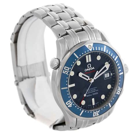 Omega Seamaster James Bond 300m Co Axial Blue Dial Watch 22208000