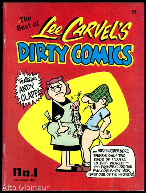 THE BEST OF LEE CARVEL S DIRTY COMICS By Carvel Lee 1976