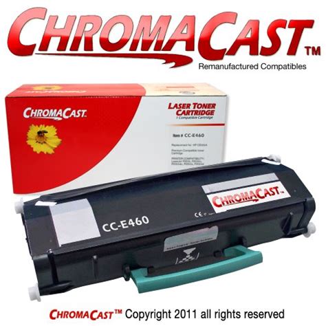 Sale Chromacast E460 Premium Compatible Black Laser Toner Cartridge