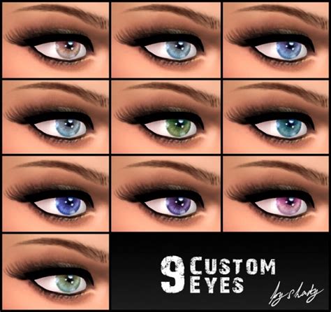 True To Life Customdefault Eyes By Shady At Mod The Sims
