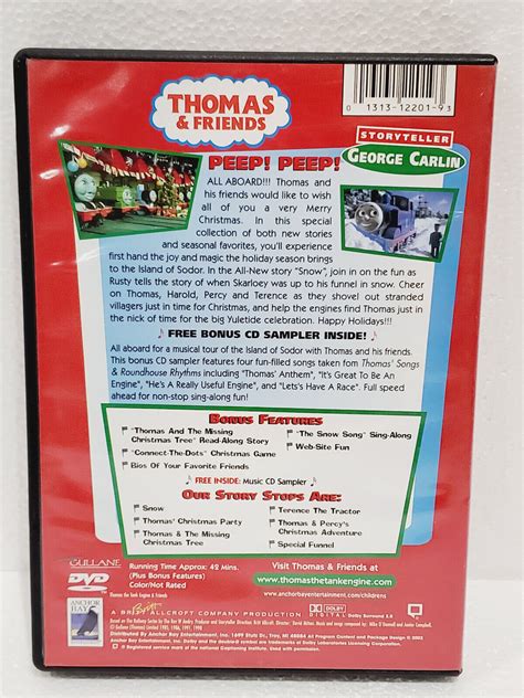 Thomas The Tank Engine Thomas Christmas Wonderland Dvd 2002 Bonus Cd