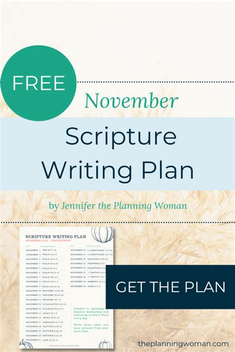 Cultivating Contentment November Scripture Writing Plan Jennifer Booth