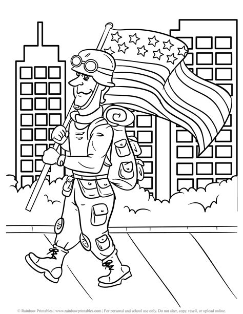 Army Coloring Pages For Kids To Print