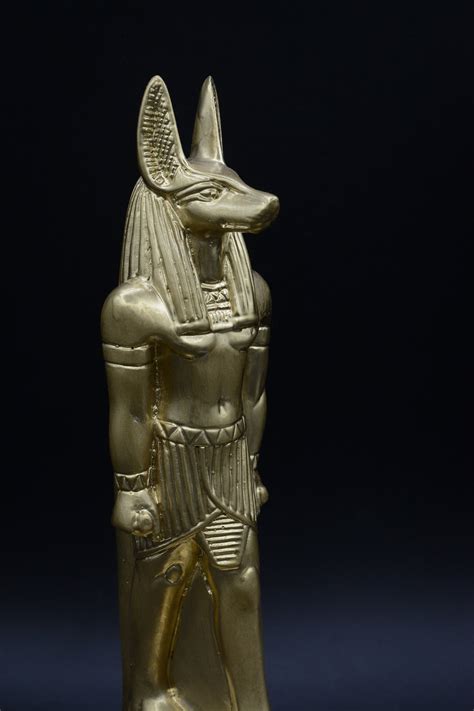 Egyptian Anubis God Of The Dead And The Underworld Statue Etsy