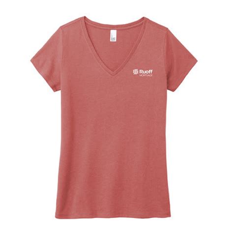 Womens District Perfect Tri V Neck Tee