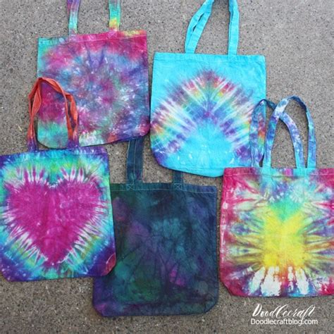 How To Tie Dye Tote Bags