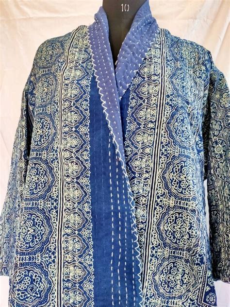 Repurposed Kantha Quilt Kimono Jacket Summer Jacket Haori Etsy