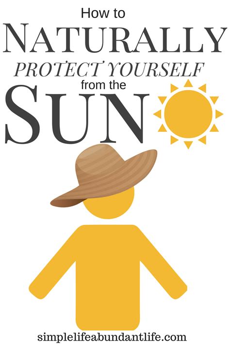 How To Naturally Protect Yourself From The Sun Health Mind Body Soul