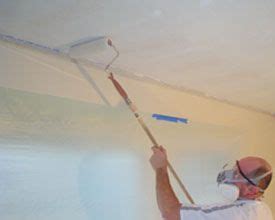 Take extra caution when cleaning near electrical outlets. How to remove a popcorn ceiling. Using a paint roller ...