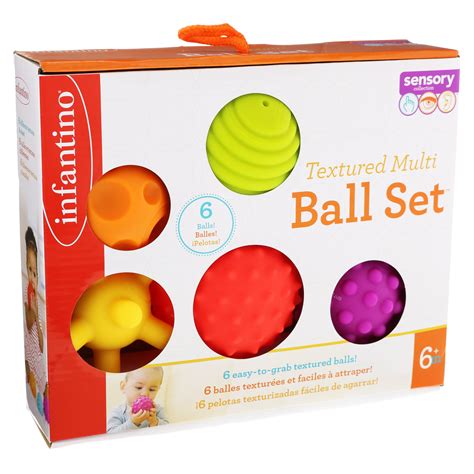Infantino Textured Multi Ball Set Shop Baby Toys At H E B