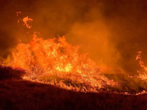 Mineralfire Night Firing Ops Calfire California California Today On
