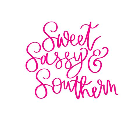 Sweet Sassy And Southern Png Svg Digital Image Decal Etsy
