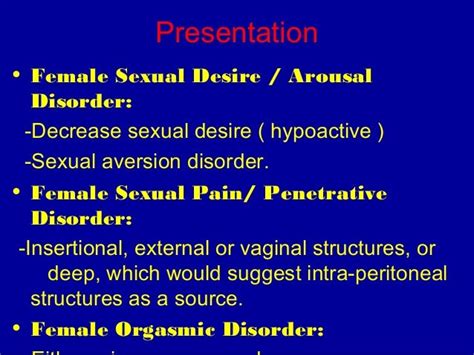 Female Sexual Dysfunction Update
