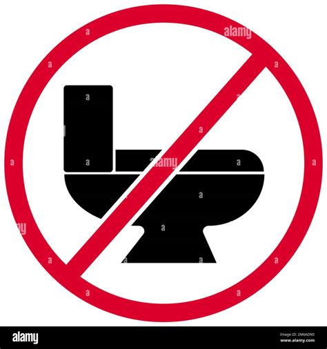 Bathroom Out Of Service Stock Vector Images Alamy