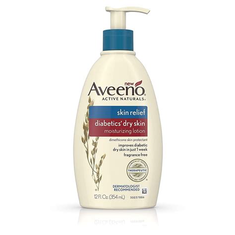 Aveeno Skin Relief Diabetics Dry Skin Moisturizing Lotion 12 Floz Exp