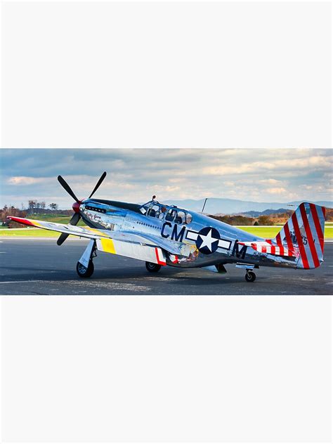 Shop affordable wall art to hang in dorms, bedrooms, offices, or anywhere blank walls aren't welcome. Poster « P-51 Mustang Betty Jane », par gregbooher | Redbubble