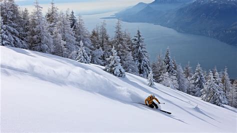 Skiing Wallpaper Hd Sports Pinterest Wallpaper Snowy Mountains