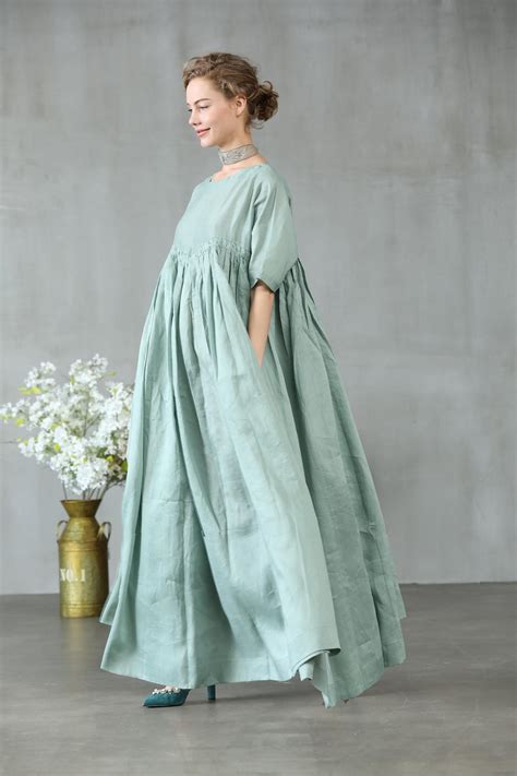 Check out inspiring examples of aqua_green_dress artwork on deviantart, and get inspired by our community of talented artists. linen dress, dress in aqua green, maxi dress, maxi linen ...