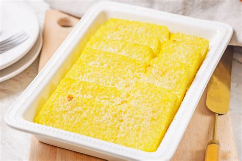 Easy Baked Polenta Recipe With Parmesan Cheese