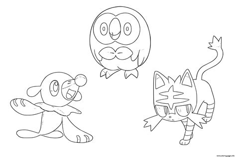 Pokemon Sun And Moon Coloring Pages Learny Kids