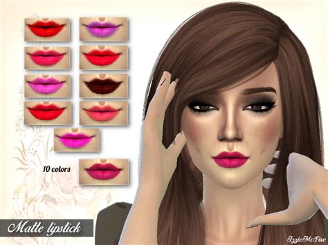Imf Matte Lipstick By Izziemcfire At Tsr Sims 4 Updates