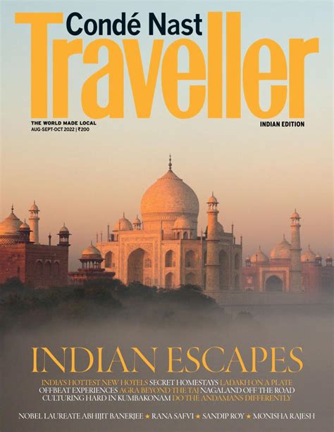 Condé Nast Traveller India August September October 2022 Digital