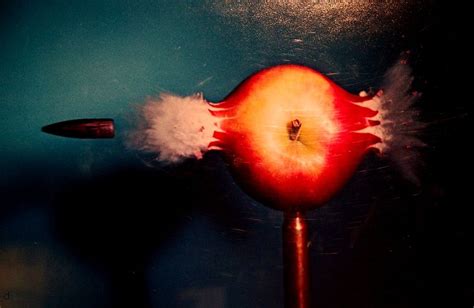 Bullet And Apple Denisebefore Bullet Through An Apple Edgerton 1964