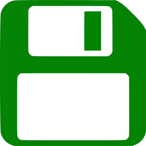 Green Save Icon Free Green Save Icons