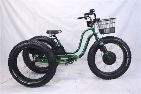 Pin En Electric Fat Tire Trike Adult Tricycle Green Apple Chegos Pl