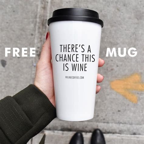 Hilinecoffee Is Giving This Travel Mug Away For Free Today To Get One Add The Mug And Any