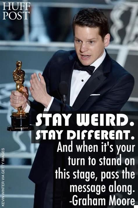 Graham Moore Gives The Oscars Most Moving Acceptance Speech Huffpost