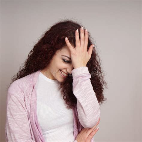 Embarrassed Young Woman Facepalm Stock Photo Image Of Laughter