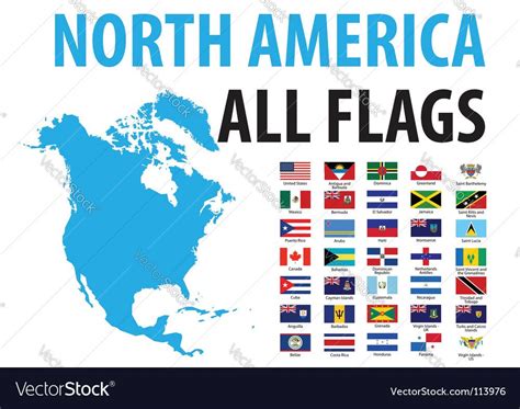 North America Flags Download A Free Preview Or High Quality Adobe Illustrator Ai Eps Pdf And