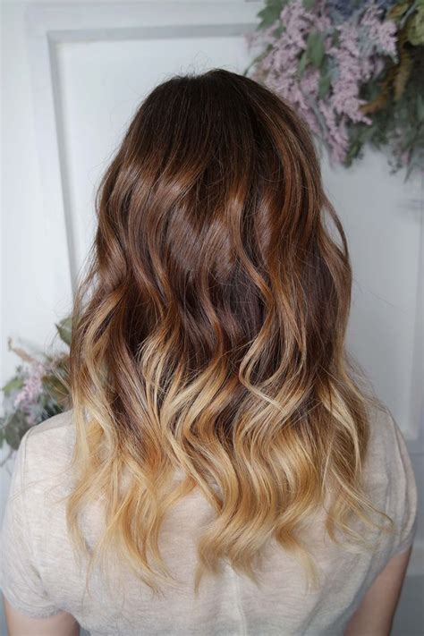 Dark brown shade melting beautifully into blonde dip dye extensions in various lengths and shades next day delivery blonde dip dye dip dye hair beautiful hair. Dip Dye | Blonde dip dye, Ghd hair, Dip dye