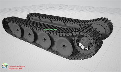 3d File Tiger I Tank Tracks Unit For Rubber Wheel Stl 1144・3d