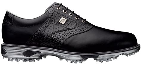 Footjoy Dryjoys Tour Golf Shoes 53678 Blackblack Croc 8