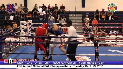 41st Nat Pal Boxing Tournament Rudy Garcia Vs Tyler Herberger Youtube