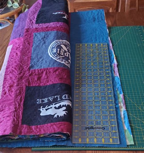 Quilting And Learning What A Combo T Shirt Quilt Finish On Free