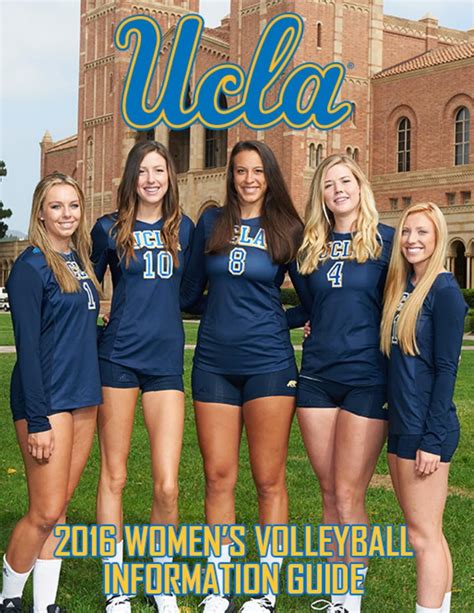 2016 Ucla Womens Volleyball Information Guide Women Volleyball