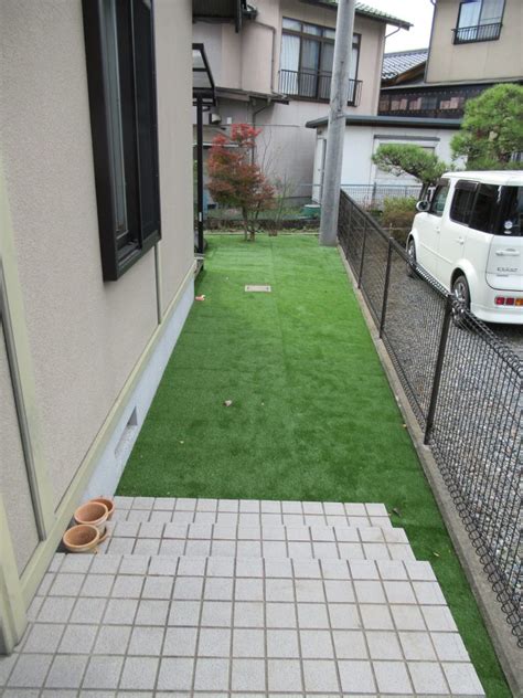 人工芝でお庭のお手入れがラクラク! | 飯田市のリフォーム 住まいる工房