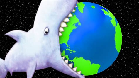 Giant Shark Eats The Earth Tasty Blue Ending Pungence Doovi