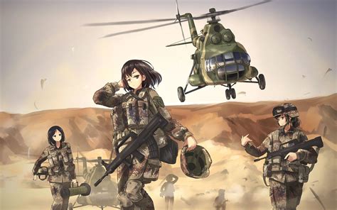 Anime Military Wallpapers Top Free Anime Military Backgrounds Wallpaperaccess