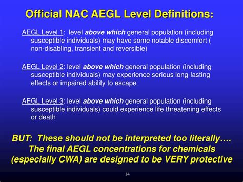 Ppt Chemical Risk Assessment And Exposure Guidelines And How Aegls