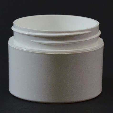 1 Oz 53 400 Double Wall Straight Base White Pp Jar Packagingbuyer