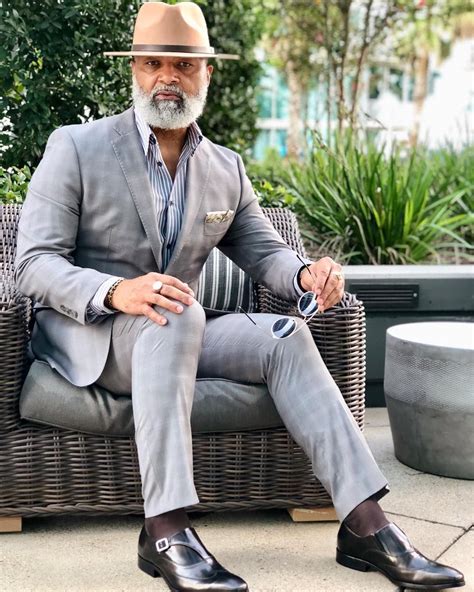 Black Men Beards Handsome Black Men Older Mens Fashion Mens Fashion Suits Mens Dress Socks