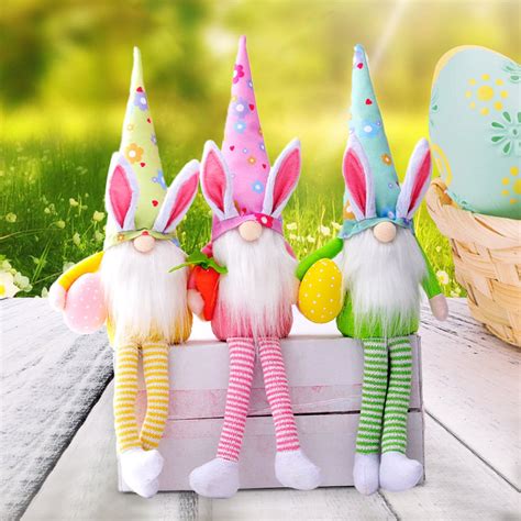 Easter Bunny Gnome Spring Gnomes Easter Holiday Home Etsy