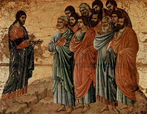 Christ Appears To The Disciples On The Mountain In Galilee Duccio Di