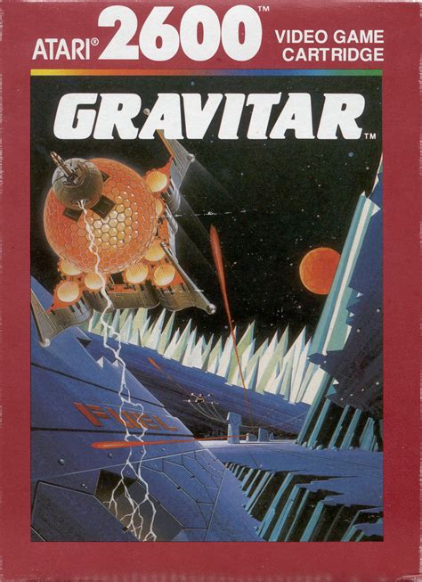 Gravitar 1983 Atari 2600 Box Cover Art Mobygames